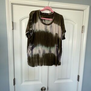 Coin 1804 Olive Green 2X Top